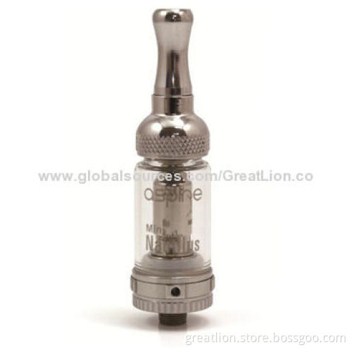 Stock-in Genuine Aspire Airflow Adjustable BVC Nautilus Mini Clearomizer, Made of Stainless Steel